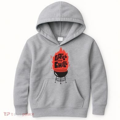 Grill And Chill Kids Hoodie