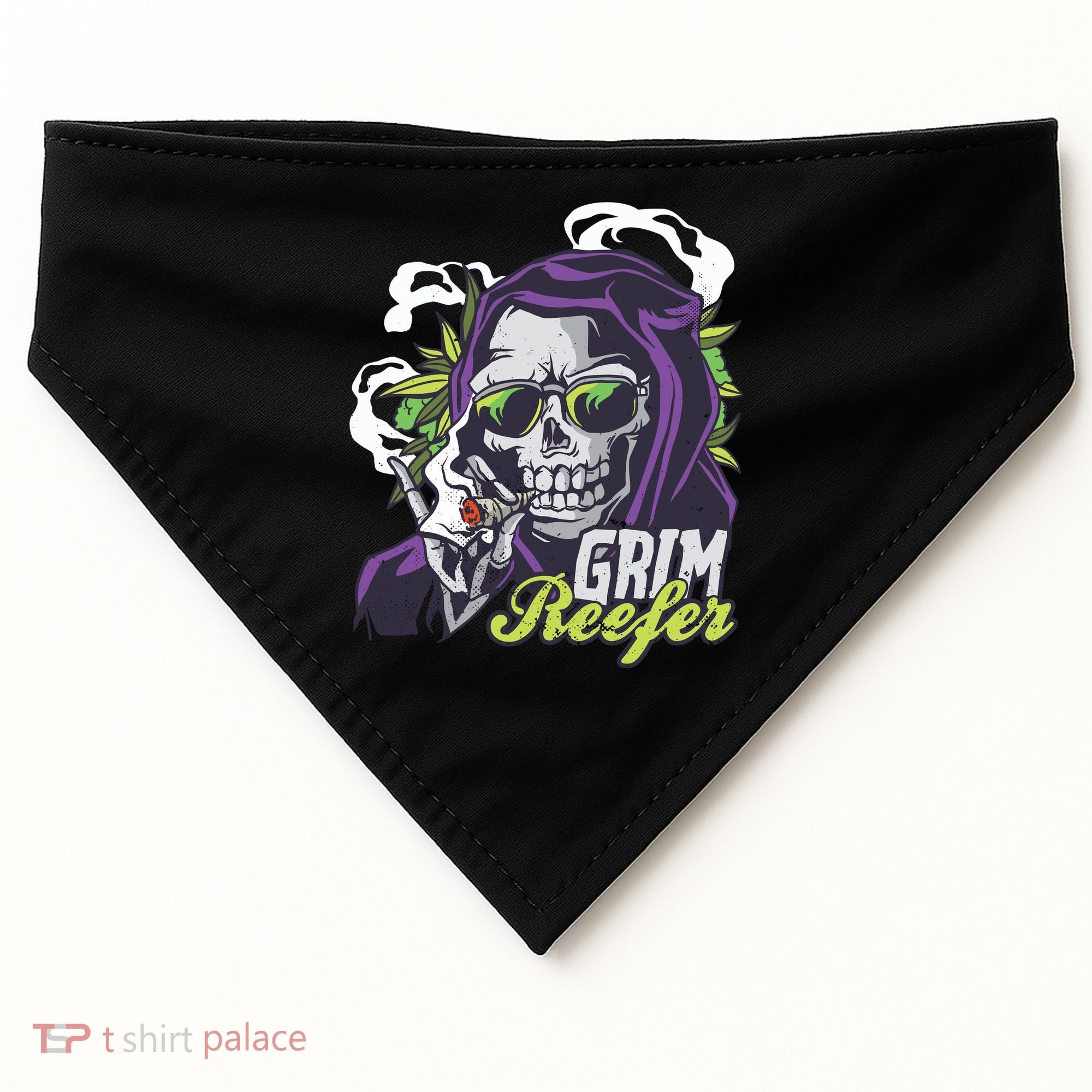 Grim Reefer USA-Made Doggie Bandana