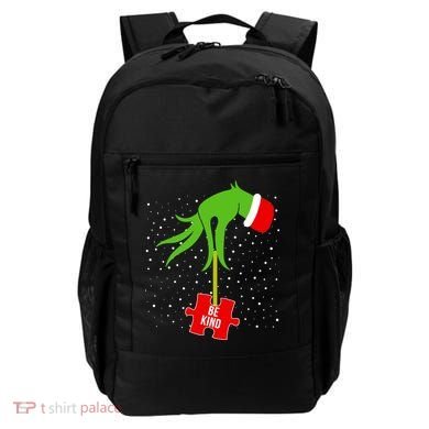 Autism Puzzle Piece Naughty Santa Backpack