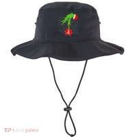Autism Puzzle Piece Naughty Santa Bucket Hat thumb 0