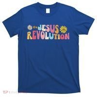 Groovy Retro Jesus Revolution Love Like Jesus Christian T-Shirt thumb 0