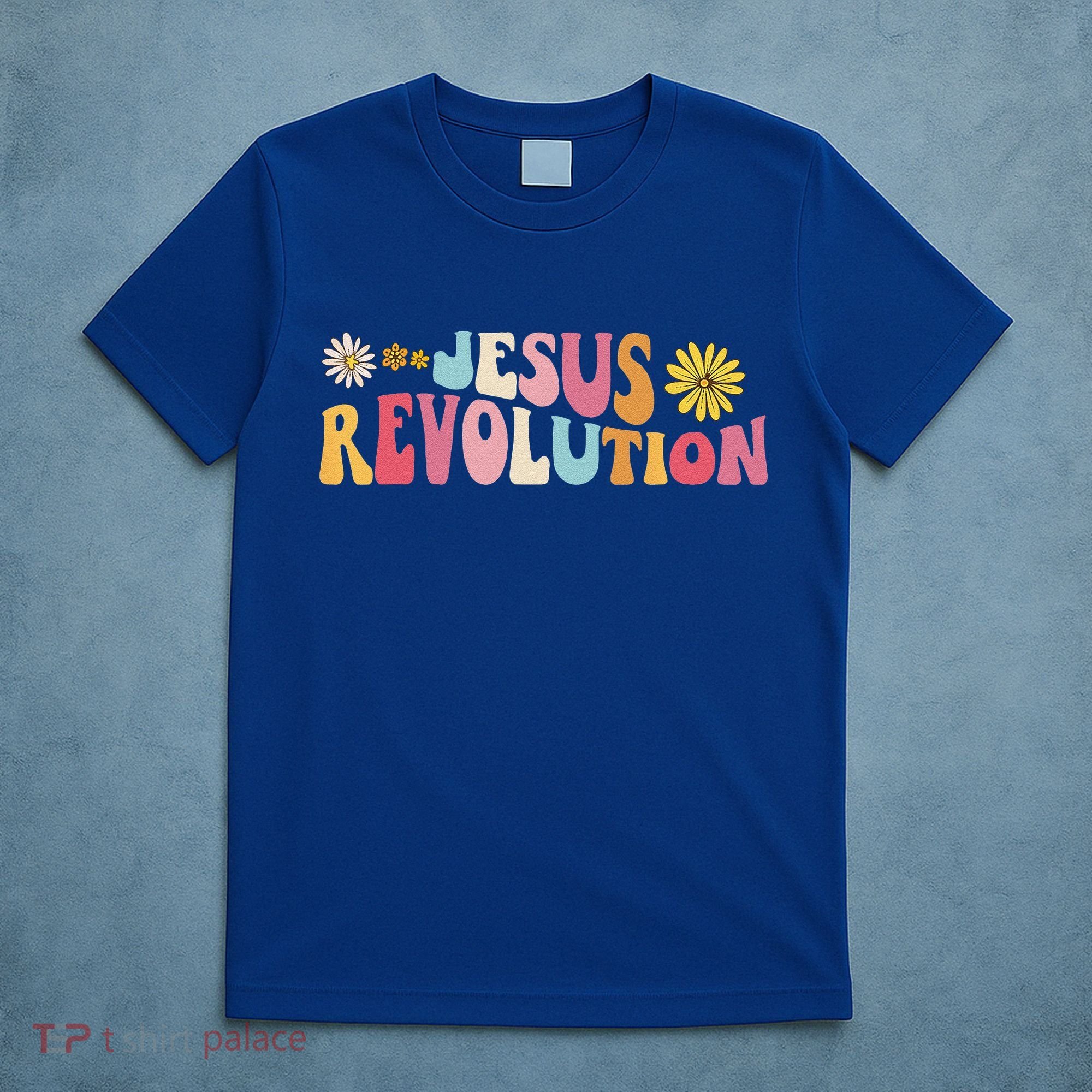 Groovy Retro Jesus Revolution Love Like Jesus Christian T-Shirt