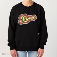 Groovy Retro Libra Zodiac Scales September October Birthday Women's Sweatshirt thumb 0