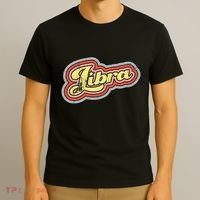 Groovy Retro Libra Zodiac Scales September October Birthday T-Shirt thumb 3