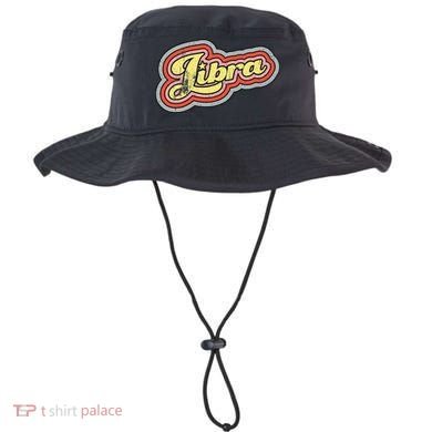 Groovy Retro Libra Zodiac Scales September October Birthday Bucket Hat