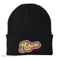 Groovy Retro Libra Zodiac Scales September October Birthday Beanie thumb 0