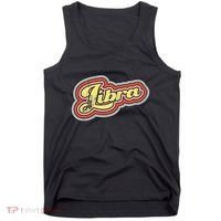 Groovy Retro Libra Zodiac Scales September October Birthday Tank Top thumb 0