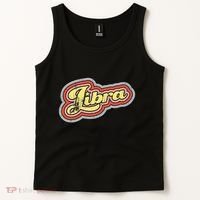 Groovy Retro Libra Zodiac Scales September October Birthday Tank Top thumb 2