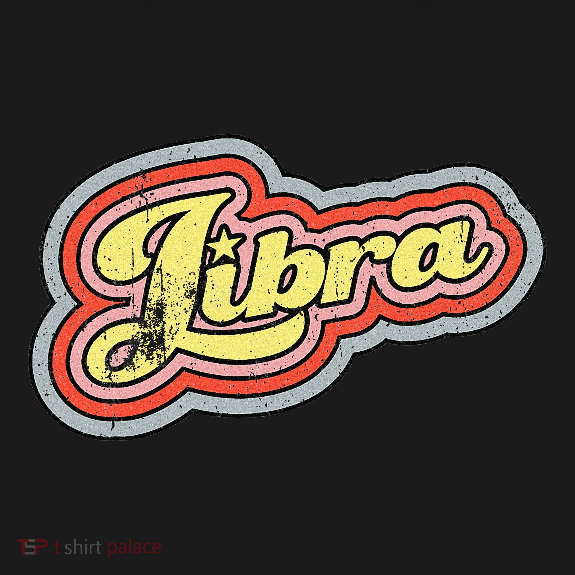 Groovy Retro Libra Zodiac Scales September October Birthday Visor