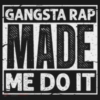 Gangsta Rap Made Me Do It For An Old School Hip Hop Fan Pajama Set thumb 2