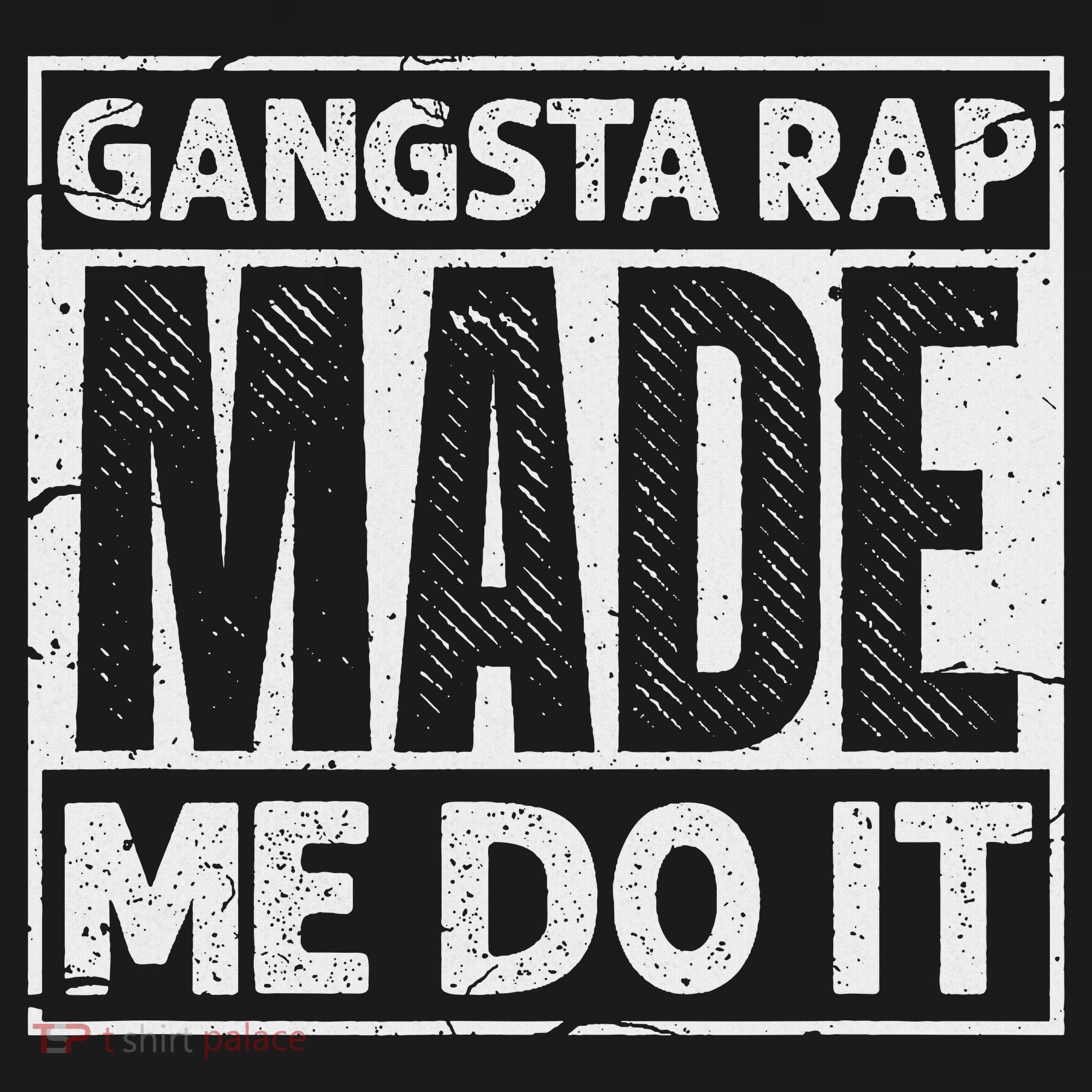 Gangsta Rap Made Me Do It For An Old School Hip Hop Fan Baby Bodysuit