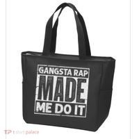 Gangsta Rap Made Me Do It For An Old School Hip Hop Fan Tote Bag thumb 3