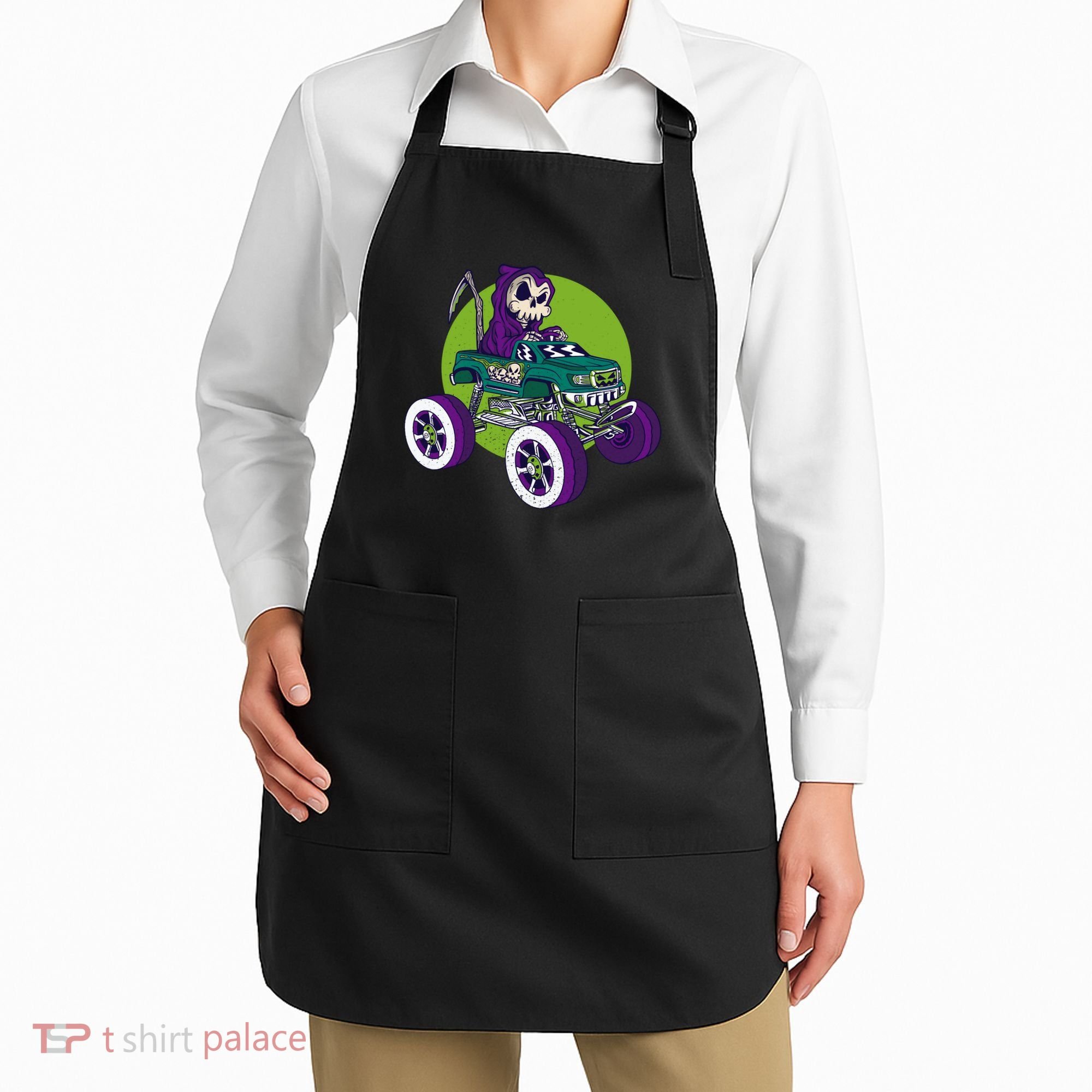 Grim Reaper Monster Truck Apron