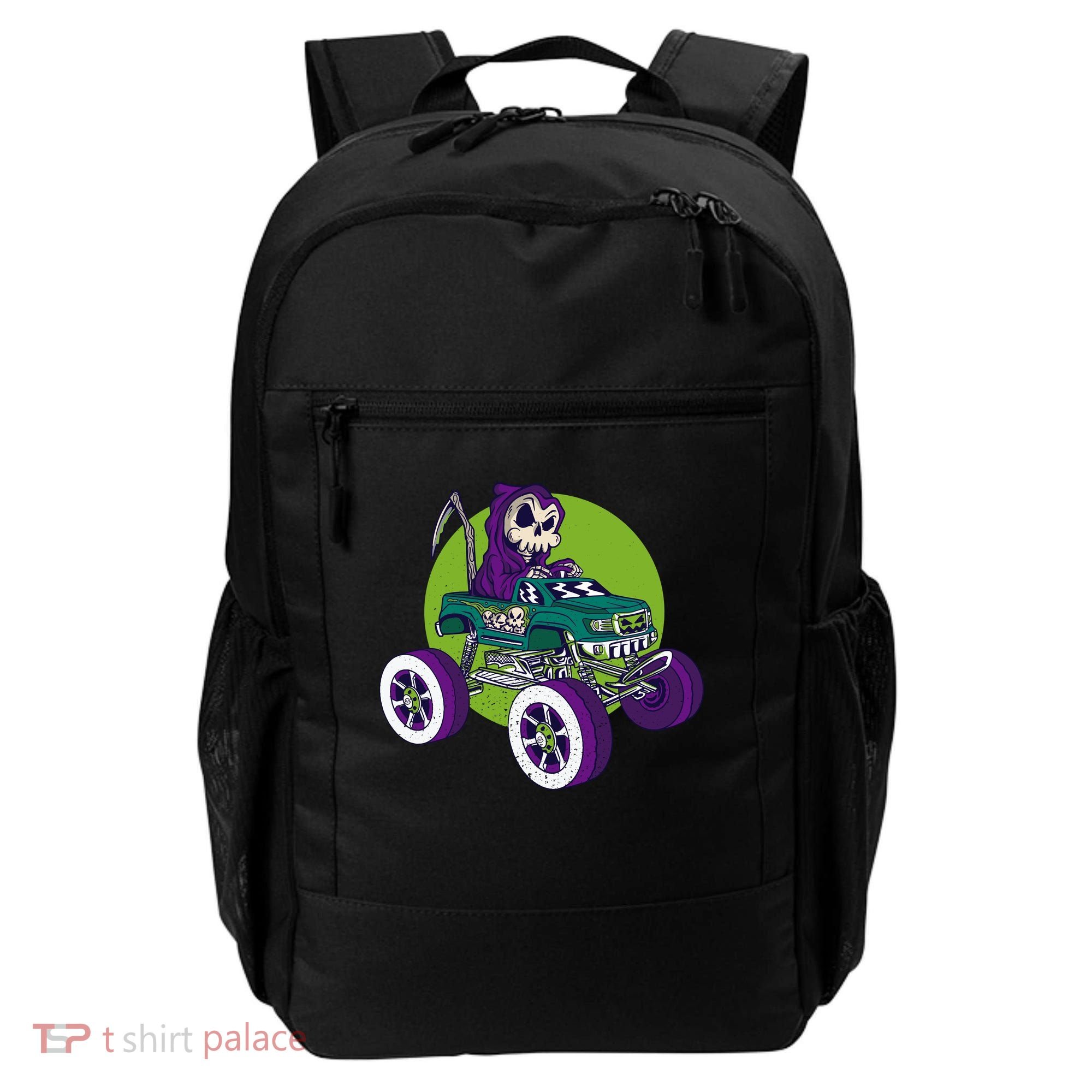Grim Reaper Monster Truck Backpack