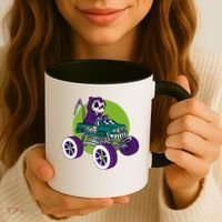 Grim Reaper Monster Truck Coffee Mug thumb 3