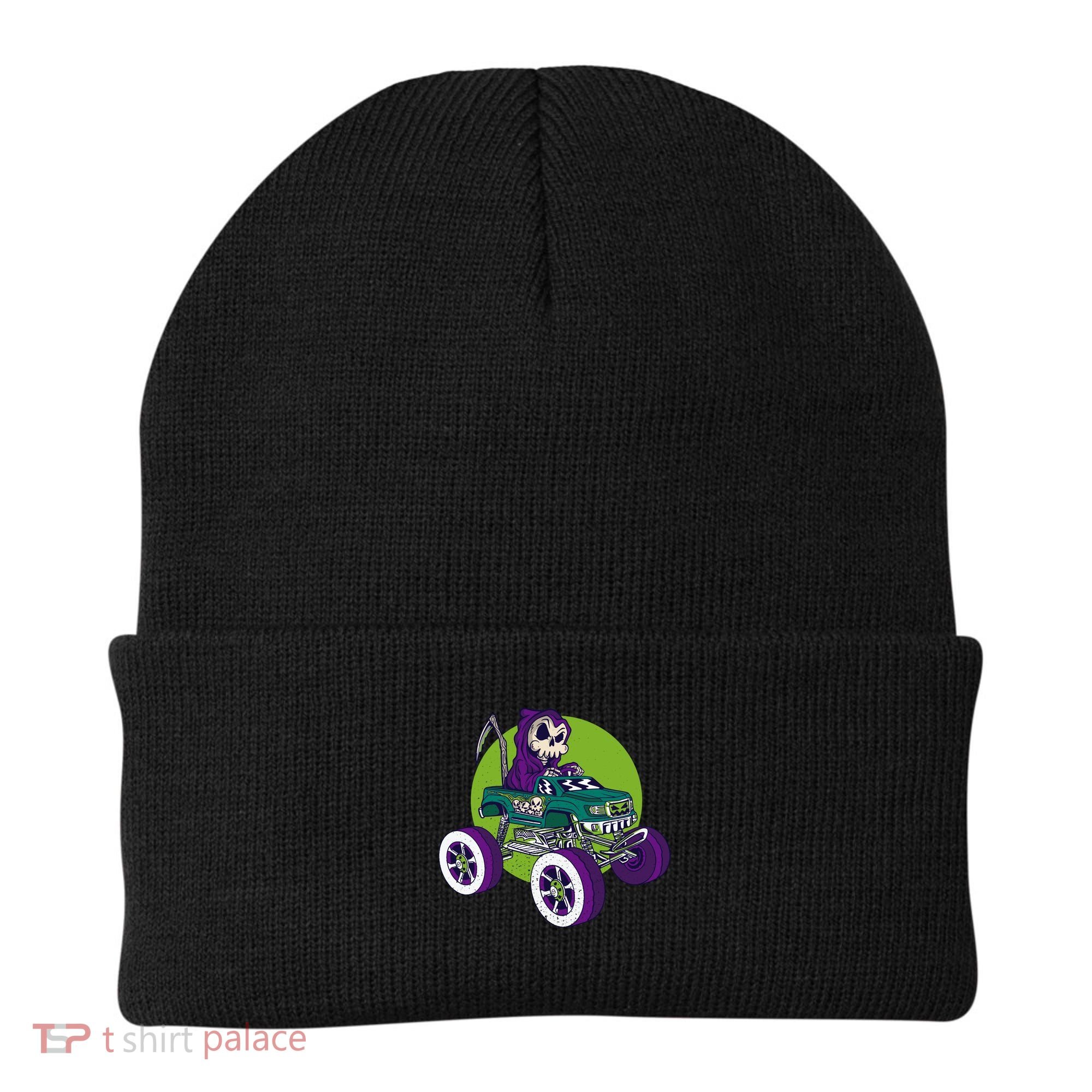 Grim Reaper Monster Truck Beanie