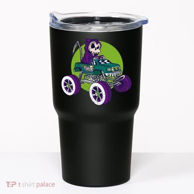 Grim Reaper Monster Truck Tumbler