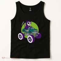 Grim Reaper Monster Truck Tank Top thumb 2