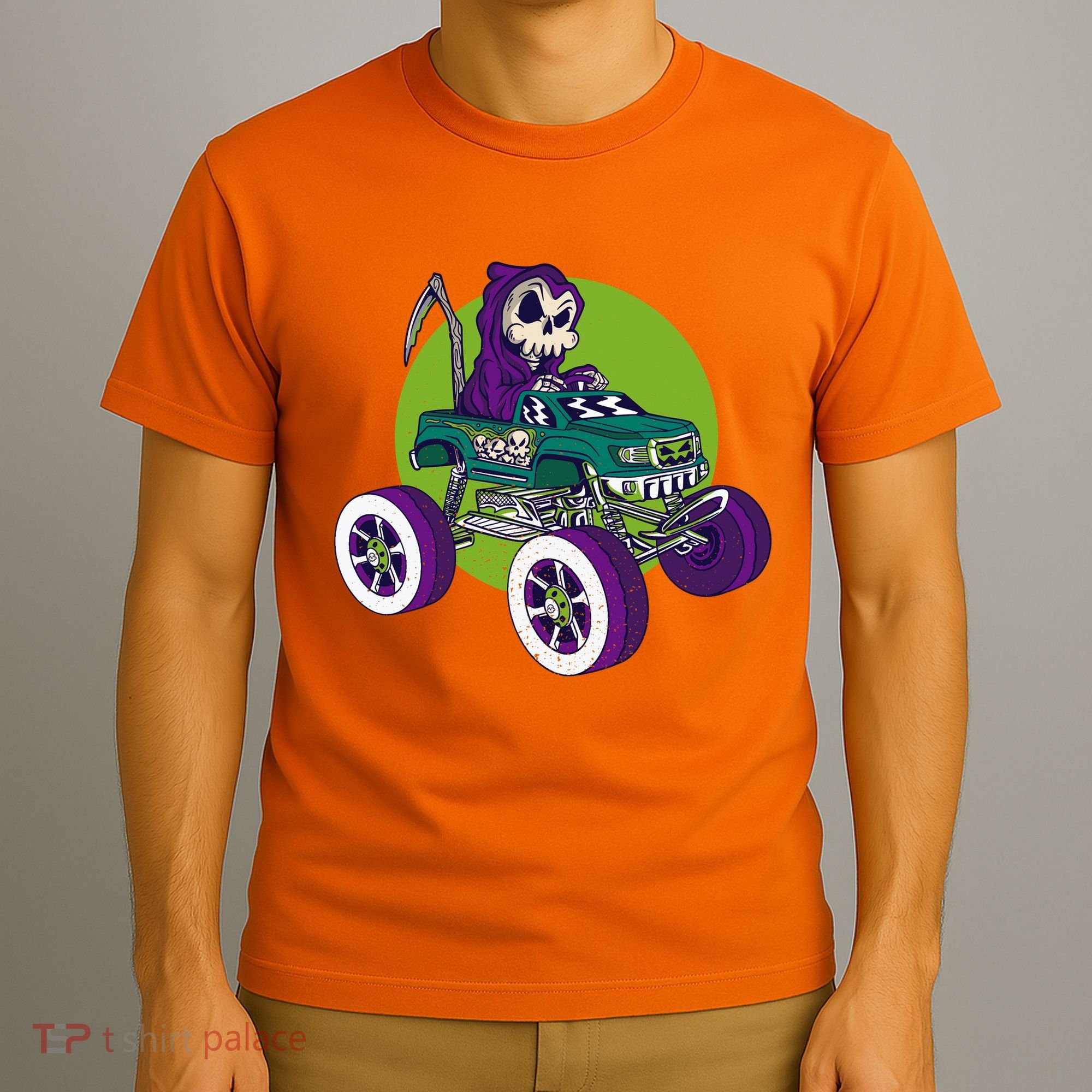 Grim Reaper Monster Truck T-Shirt