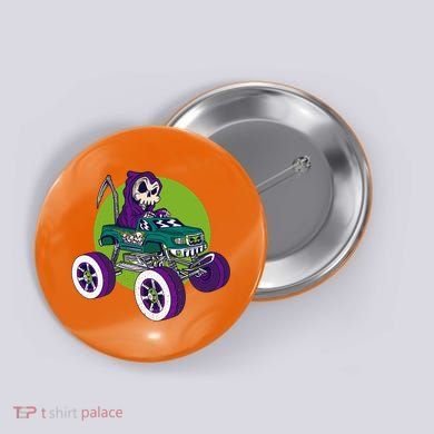 Grim Reaper Monster Truck Button