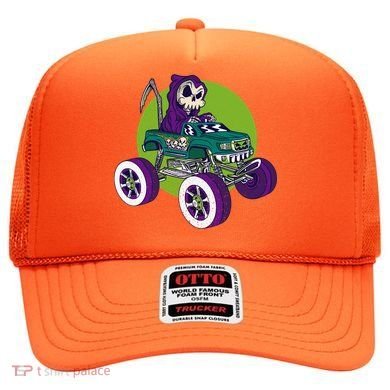 Grim Reaper Monster Truck Hat