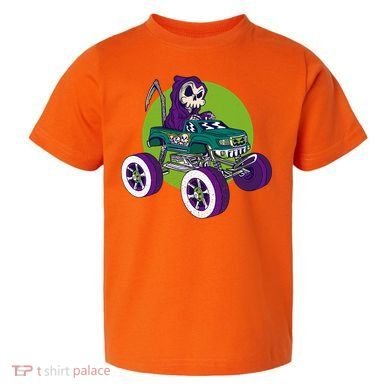Grim Reaper Monster Truck Toddler T-Shirt