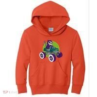 Grim Reaper Monster Truck Kids Hoodie thumb 0