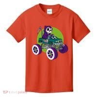 Grim Reaper Monster Truck Kids T-Shirt thumb 0