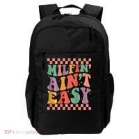 Groovy Retro Milfin Aint Easy Milf New Mom Backpack thumb 0