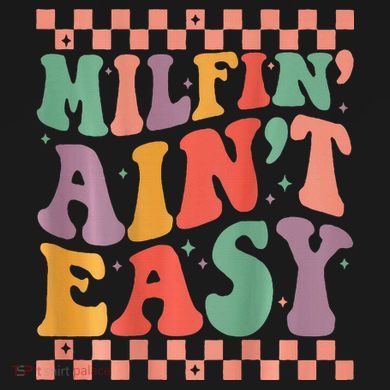 Groovy Retro Milfin Aint Easy Milf New Mom Ornament