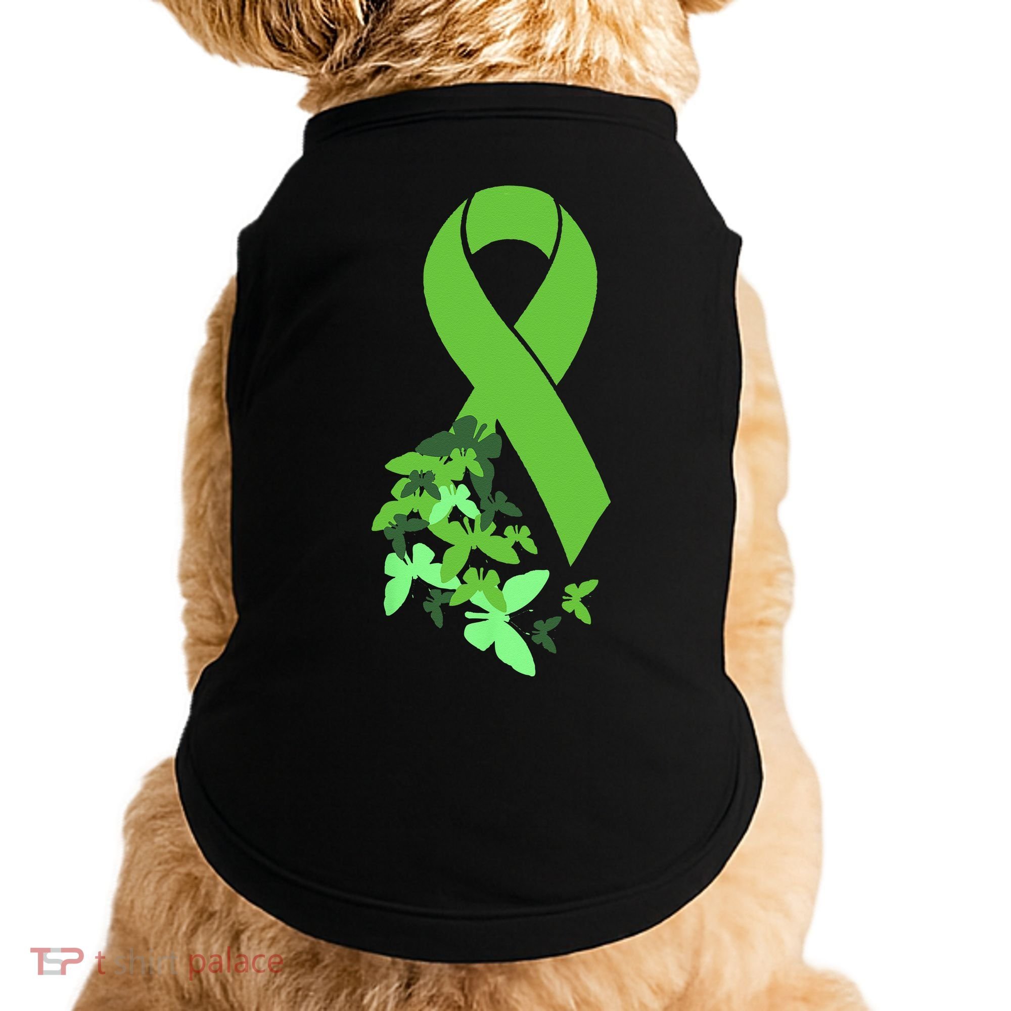 Green Ribbon Mental Health Awareness Matters Doggie Tank