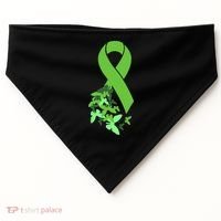 Green Ribbon Mental Health Awareness Matters USA-Made Doggie Bandana thumb 0