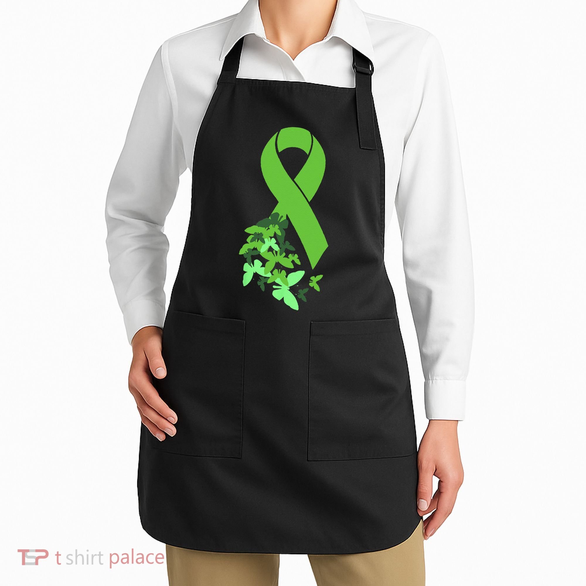 Green Ribbon Mental Health Awareness Matters Apron