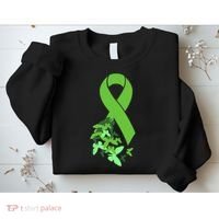 Green Ribbon Mental Health Awareness Matters Sweatshirt thumb 2