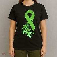 Green Ribbon Mental Health Awareness Matters T-Shirt thumb 4