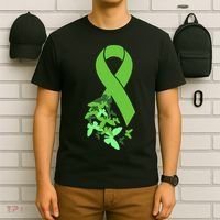 Green Ribbon Mental Health Awareness Matters T-Shirt thumb 6