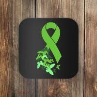 Green Ribbon Mental Health Awareness Matters Coaster thumb 0