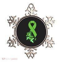 Green Ribbon Mental Health Awareness Matters Ornament thumb 0