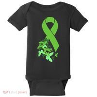 Green Ribbon Mental Health Awareness Matters Baby Bodysuit thumb 0