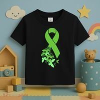 Green Ribbon Mental Health Awareness Matters Toddler T-Shirt thumb 3