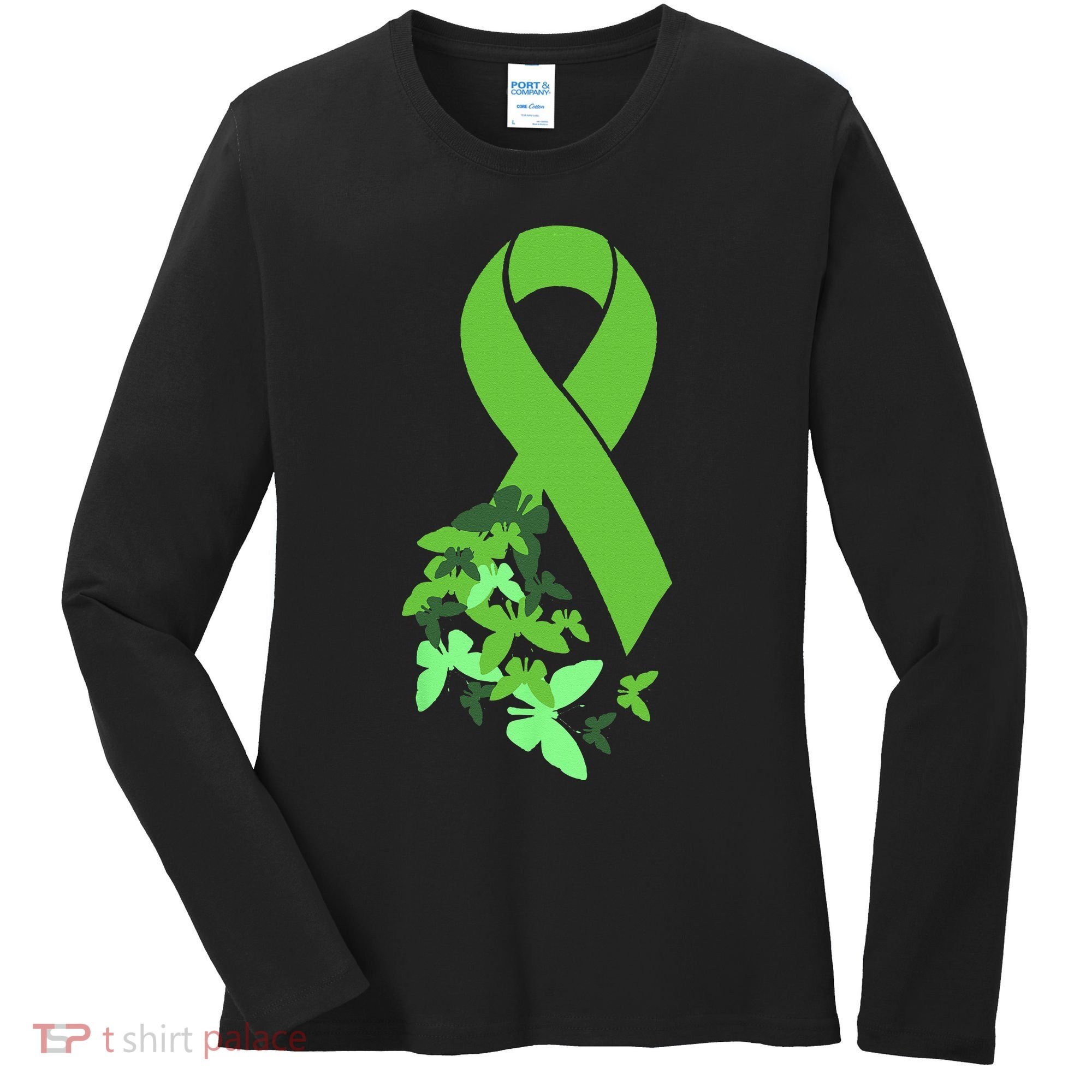 Green Ribbon Mental Health Awareness Matters Women's Long Sleeve Shirt
