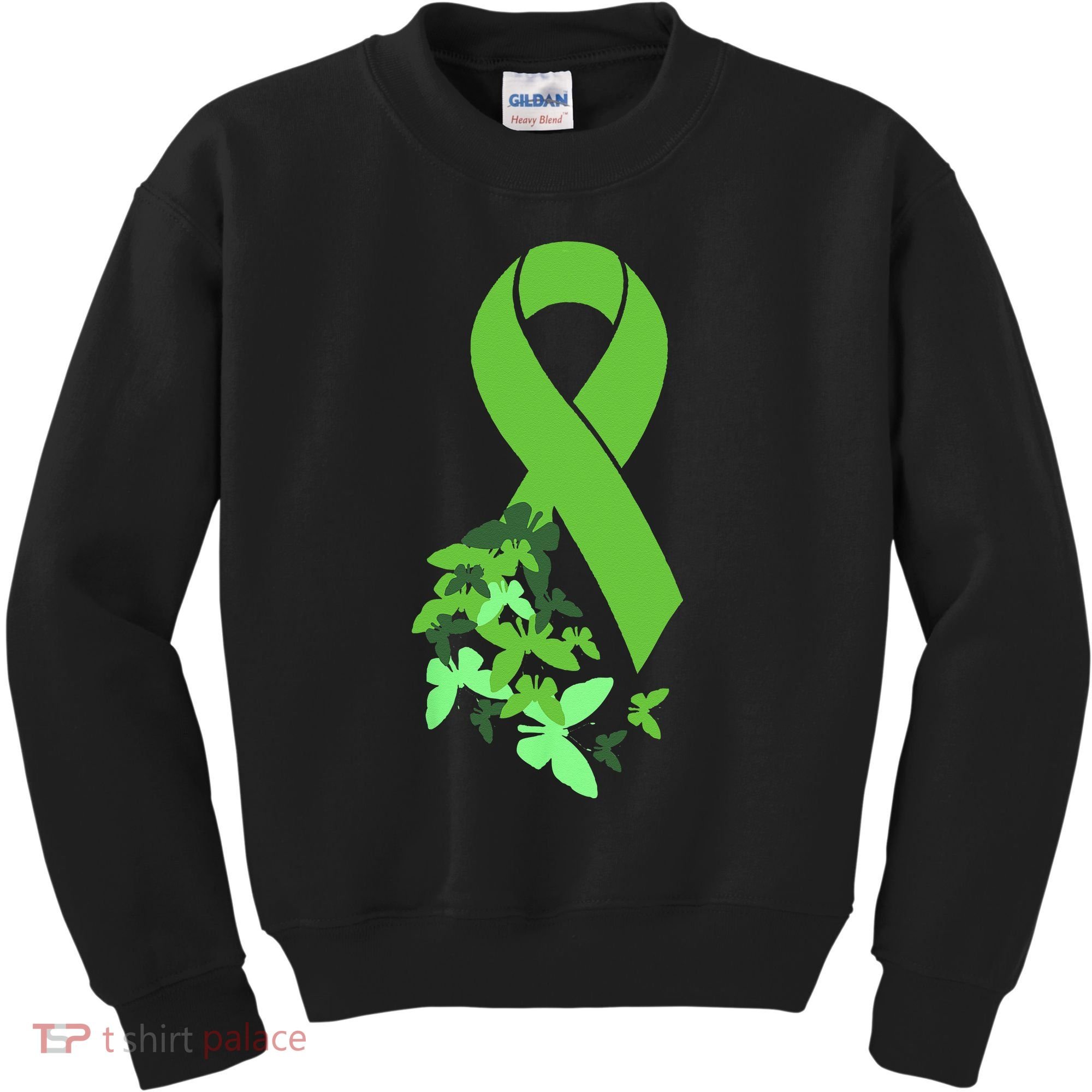 Green Ribbon Mental Health Awareness Matters Kids Sweatshirt