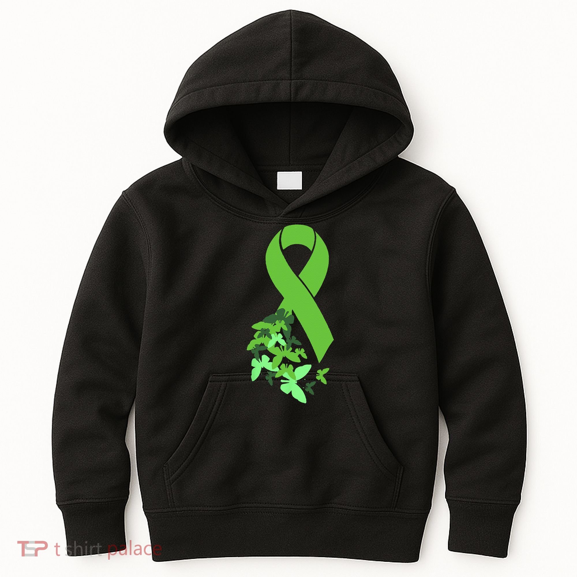 Green Ribbon Mental Health Awareness Matters Kids Hoodie