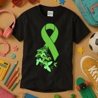 Green Ribbon Mental Health Awareness Matters Kids T-Shirt thumb 3