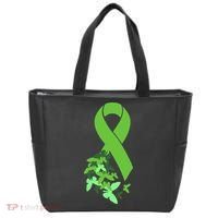 Green Ribbon Mental Health Awareness Matters Tote Bag thumb 0