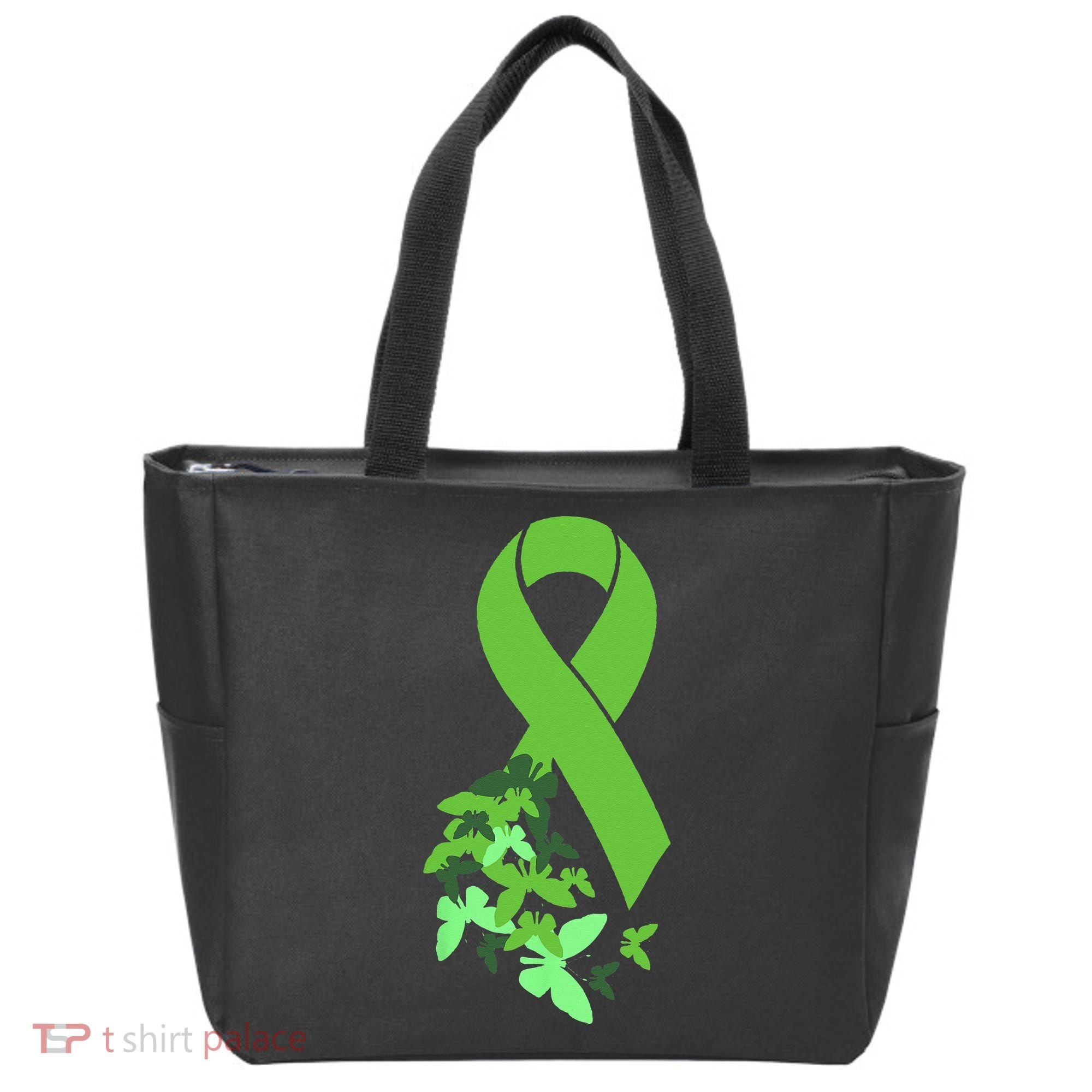 Green Ribbon Mental Health Awareness Matters Tote Bag