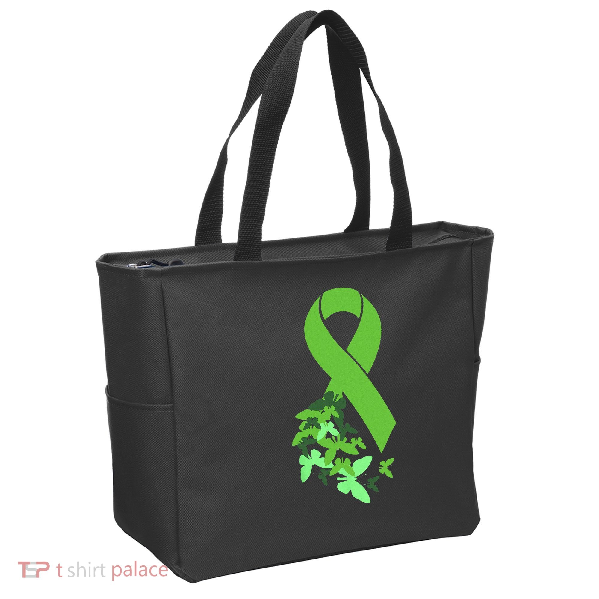 Green Ribbon Mental Health Awareness Matters Tote Bag