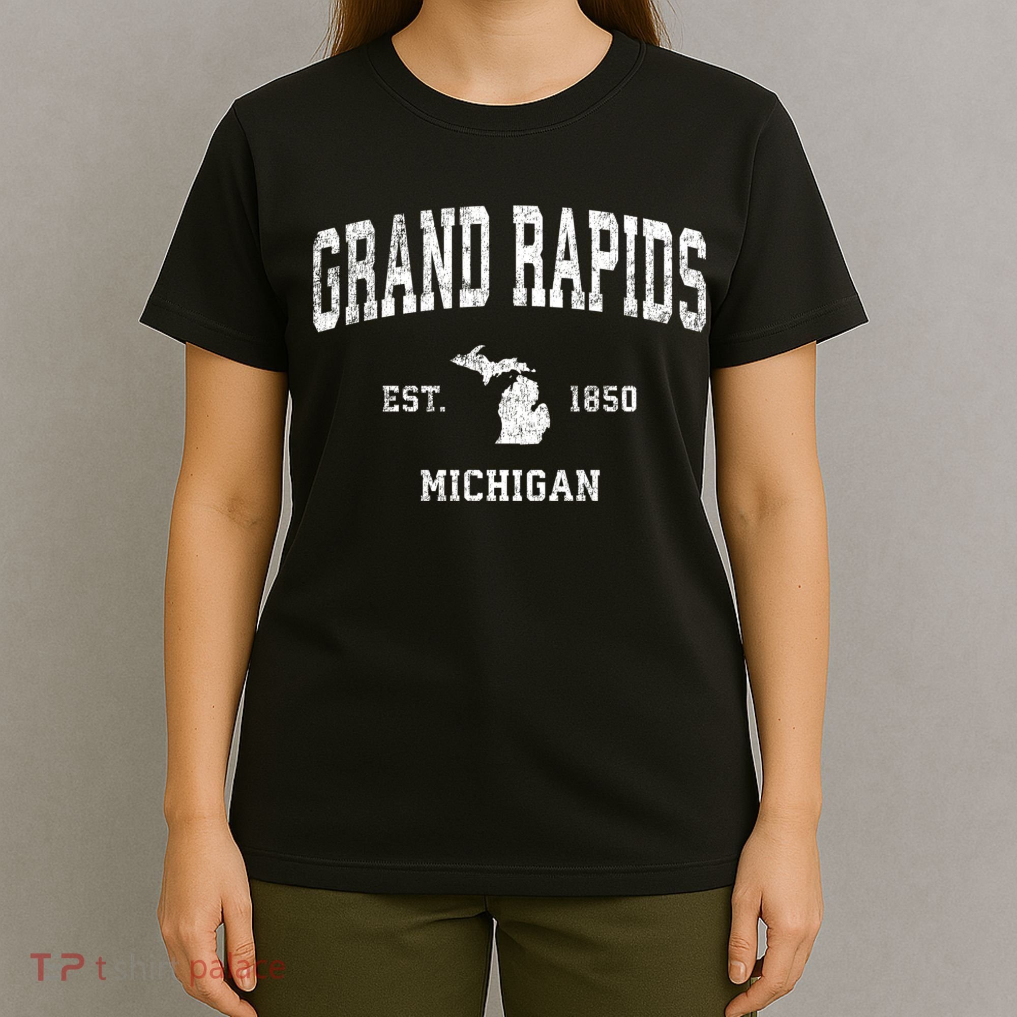 Grand Rapids Michigan Mi Vintage Sports T-Shirt