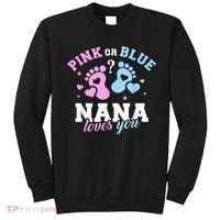 Gender reveal nana grandma Sweatshirt thumb 0