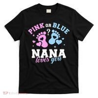 Gender reveal nana grandma T-Shirt thumb 0